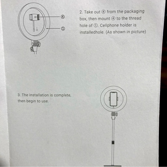 🆕 Ring Light with Phone Holder - Picture 7 of 7